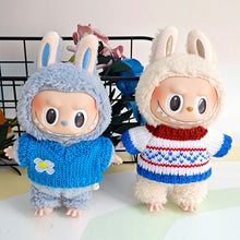 Load image into Gallery viewer, For 17cm Labubu Doll Clothes Fashion Clothes Knitted Sweater Doll Clothes Dolls Accessories Cute Decoration Little Clothes
