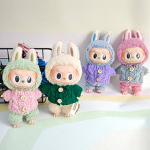 Load image into Gallery viewer, For 17cm Labubu Doll Clothes Fashion Clothes Knitted Sweater Doll Clothes Dolls Accessories Cute Decoration Little Clothes
