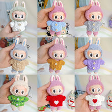 Load image into Gallery viewer, For 17cm Labubu Doll Clothes Fashion Clothes Knitted Sweater Doll Clothes Dolls Accessories Cute Decoration Little Clothes
