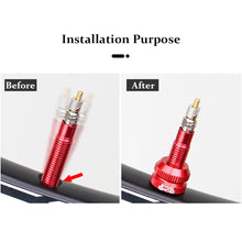 Load image into Gallery viewer, 1 Pair Mountain Bike Aluminum Alloy Real Air Nozzle Plain Nut Inner Tube Valve Nozzle Bicycle Modification Accessories
