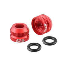 Load image into Gallery viewer, 1 Pair Mountain Bike Aluminum Alloy Real Air Nozzle Plain Nut Inner Tube Valve Nozzle Bicycle Modification Accessories
