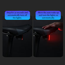 Load image into Gallery viewer, Intelligent Sensing Bicycle Brake Taillight COB Large Aperture Long Endurance Night Riding Warning Light USB Charging
