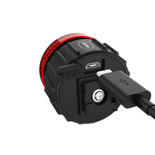 Load image into Gallery viewer, Intelligent Sensing Bicycle Brake Taillight COB Large Aperture Long Endurance Night Riding Warning Light USB Charging
