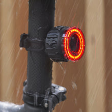 Load image into Gallery viewer, Intelligent Sensing Bicycle Brake Taillight COB Large Aperture Long Endurance Night Riding Warning Light USB Charging
