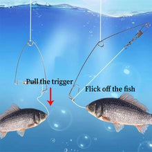 Load image into Gallery viewer, 10PCS Stainless Steel Automatic Fishing Machine Lazy Man Hooked Fish Catapult Fishing Accessories

