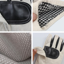 Load image into Gallery viewer, 1Pair Thick Twill Canvas Gloves Anti-Hot Wear-Resistant Electric Welding Gloves Palm Leather Reinforced Labor Protection Gloves

