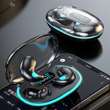 Load image into Gallery viewer, TWS Bone Conduction Sleep Special Bluetooth Headset With Digital Display Intelligent Noise Cancelling Long Endurance Headphones
