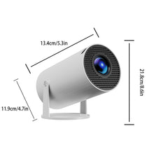 Load image into Gallery viewer, Multimedia Smart HD Barrel Projector Portable Home Theater Office Outdoor Camping Projector
