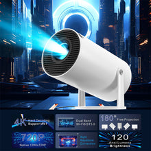 Load image into Gallery viewer, Multimedia Smart HD Barrel Projector Portable Home Theater Office Outdoor Camping Projector
