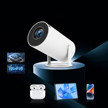 Load image into Gallery viewer, Multimedia Smart HD Barrel Projector Portable Home Theater Office Outdoor Camping Projector

