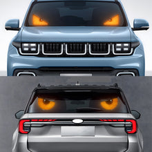 Load image into Gallery viewer, 2Pcs Car LED Cat's Eye Decorative Light Rear Warning Light Red Devil Eye Atmosphere Light Auto Decoration Accessories
