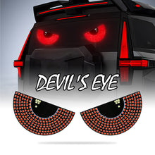 Load image into Gallery viewer, 2Pcs Car LED Cat's Eye Decorative Light Rear Warning Light Red Devil Eye Atmosphere Light Auto Decoration Accessories
