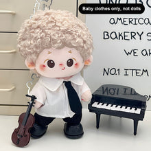 Load image into Gallery viewer, 20cm Cotton Doll Dress Up Toy Doll Male and Female Plush Strap Pants Baby Clothes Set Plush Doll Replacement Outfit

