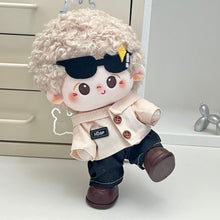 Load image into Gallery viewer, 20cm Cotton Doll Dress Up Toy Doll Male and Female Plush Strap Pants Baby Clothes Set Plush Doll Replacement Outfit
