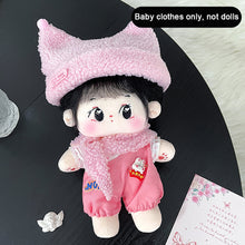 Load image into Gallery viewer, 20cm Cotton Doll Clothing Set Plush Toy Doll Daily Clothing Skirt Male Female Children Dress Up Cartoon Outfit
