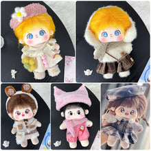 Load image into Gallery viewer, 20cm Cotton Doll Clothing Set Plush Toy Doll Daily Clothing Skirt Male Female Children Dress Up Cartoon Outfit

