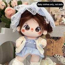 Load image into Gallery viewer, 20cm Cotton Doll Clothing Set Plush Toy Doll Clothing Dress Boys and Girls Changing Clothes Plush Doll Replacement Outfit
