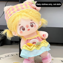 Load image into Gallery viewer, 20cm Cotton Doll Clothing Set Plush Toy Doll Clothing Dress Boys and Girls Changing Clothes Plush Doll Replacement Outfit
