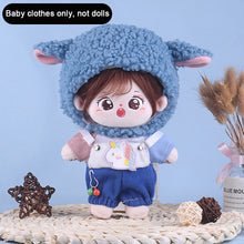 Load image into Gallery viewer, Soft Doll Winter Clothing 20cm Cotton Doll Clothes Set Plush Toy Skirt Doll Clothes Plush Doll Replacement Outfit Dres
