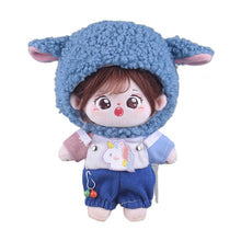 Load image into Gallery viewer, Soft Doll Winter Clothing 20cm Cotton Doll Clothes Set Plush Toy Skirt Doll Clothes Plush Doll Replacement Outfit Dres
