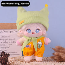 Load image into Gallery viewer, Soft Doll Winter Clothing 20cm Cotton Doll Clothes Set Plush Toy Skirt Doll Clothes Plush Doll Replacement Outfit Dres

