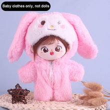 Load image into Gallery viewer, Soft Doll Winter Clothing 20cm Cotton Doll Clothes Set Plush Toy Skirt Doll Clothes Plush Doll Replacement Outfit Dres
