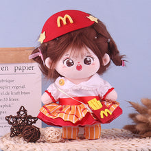 Load image into Gallery viewer, Soft Doll Winter Clothing 20cm Cotton Doll Clothes Set Plush Toy Skirt Doll Clothes Plush Doll Replacement Outfit Dres
