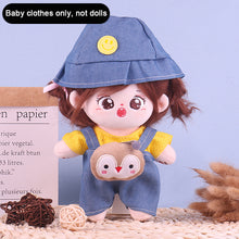 Load image into Gallery viewer, Soft Doll Winter Clothing 20cm Cotton Doll Clothes Set Plush Toy Skirt Doll Clothes Plush Doll Replacement Outfit Dres
