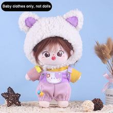 Load image into Gallery viewer, Soft Doll Winter Clothing 20cm Cotton Doll Clothes Set Plush Toy Skirt Doll Clothes Plush Doll Replacement Outfit Dres
