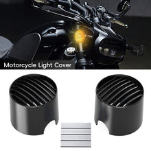 Load image into Gallery viewer, 2Pcs Motorcycle Front Rear Turn Signal Light Tail Lights Guard Cover Protection Grid For QJ150 250 500 600 700
