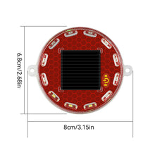 Load image into Gallery viewer, Solar Power Mortorcycle 12LED Warning Light Night Ride Tail Light Anti-rear Strobe RGB Light with Reflective Sticker for Motorcycle Electric Vehicle Bicycle
