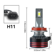 Load image into Gallery viewer, 1PC H1 H7 H11 H4 H3 9005 9006 LED Car Headlight LED Lamp High and Low Beam Bulbs Automobiles Lamp 12000LM 120W Lights White M8pro
