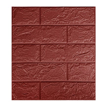 Load image into Gallery viewer, Brick Patterned Small-sized Wallpaper Dormitory Bedroom Waterproof Moisture-proof Decorative Wall Stickers Self-adhesive Wallpaper for Home Use

