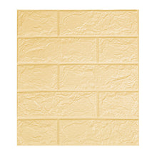 Load image into Gallery viewer, Brick Patterned Small-sized Wallpaper Dormitory Bedroom Waterproof Moisture-proof Decorative Wall Stickers Self-adhesive Wallpaper for Home Use
