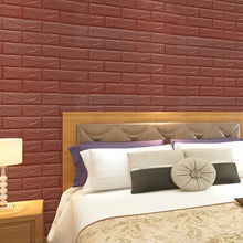 Load image into Gallery viewer, Brick Patterned Small-sized Wallpaper Dormitory Bedroom Waterproof Moisture-proof Decorative Wall Stickers Self-adhesive Wallpaper for Home Use
