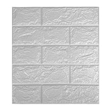 Load image into Gallery viewer, Brick Patterned Small-sized Wallpaper Dormitory Bedroom Waterproof Moisture-proof Decorative Wall Stickers Self-adhesive Wallpaper for Home Use
