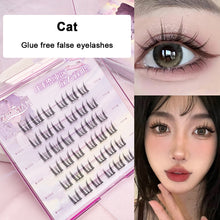 Load image into Gallery viewer, Non Adhesive Natural Simulation Single Cluster False Eyelashes Thick Curling Artificial Ear Grafting Eyelashes

