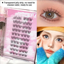 Load image into Gallery viewer, Non Adhesive Natural Simulation Single Cluster False Eyelashes Thick Curling Artificial Ear Grafting Eyelashes
