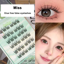 Load image into Gallery viewer, Non Adhesive Natural Simulation Single Cluster False Eyelashes Thick Curling Artificial Ear Grafting Eyelashes
