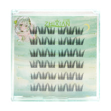 Load image into Gallery viewer, Non Adhesive Natural Simulation Single Cluster False Eyelashes Thick Curling Artificial Ear Grafting Eyelashes
