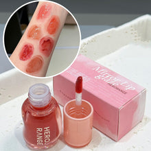 Load image into Gallery viewer, Red Mirror Lip Glaze Water Light Moisturizing Non-stick Cup Highly Pigmented Red Liquid Lipstick Lips Makeup Cosmetic
