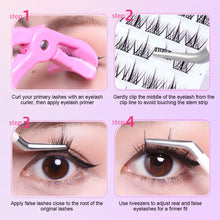 Load image into Gallery viewer, 5D Lashes Natural Eyelashes Dramatic False Eyelashes Faux Cils Makeup Artificial Fibre Fake Eyelash Extension
