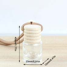 Load image into Gallery viewer, Transparent Glass Fragrance Bottle 8ml Vehicle Mounted Fragrance Perfume Bottle Pendant Mini Indoor Fragrance Bottle Perfume Sample Bottle
