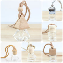 Load image into Gallery viewer, Transparent Glass Fragrance Bottle 8ml Vehicle Mounted Fragrance Perfume Bottle Pendant Mini Indoor Fragrance Bottle Perfume Sample Bottle
