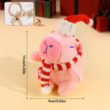 Load image into Gallery viewer, Plush Christmas Scarf Capybara Gift Box Decoration Couple Doll 11cm Xmas Stuffed Animal Toys Gifts
