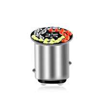 Load image into Gallery viewer, 1157 RGB LED Motorcycle Headlight Bulbs 24SMD 30SMD Lamp Flashing Motorbike Bright 1157 BAY15D P21 5W
