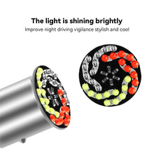 Load image into Gallery viewer, 1157 RGB LED Motorcycle Headlight Bulbs 24SMD 30SMD Lamp Flashing Motorbike Bright 1157 BAY15D P21 5W
