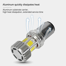 Load image into Gallery viewer, H4 BA20D Motorcycle LED Headlight Motorcycle Scooter Light Super Bright Light lamp Moto DRL Lights Aluminium Alloy
