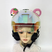 Load image into Gallery viewer, 2Pcs Car Soft Plush Motorcycle Helmet Decoration Little Bear's Ears For Electric Bike Motocross Full Face Off Road Helmet Sticker

