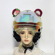 Load image into Gallery viewer, 2Pcs Car Soft Plush Motorcycle Helmet Decoration Little Bear's Ears For Electric Bike Motocross Full Face Off Road Helmet Sticker
